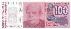Arjantin 100 Australes