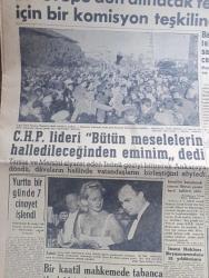 Yeni Sabah Gazetesi - Turkish Newspaper - 10 Aralık 1958 - Demokrat Parti grubu Dün alınacak tedbirleri tespit için bir komisyon teşkiline karar verdi - CHP lideri İsmet İnönü bütün meselelerin halledileceğinden eminim dedi fotoğraf - basın kanunu - ses sanatkarlarından Şükran Doruk radyoya dönüyor fotoğraf - Necmi Rıza Ahıskan - insan hakları beyannamesinin 10. Yıldönümü - abbase yazan Sevda Sezer yazı dizisi - tiyatro Enstitüsü kurulacak - 7 numaralı Haliç motoru büyük Bir tehlike atlattı - Rus gizli polis şefi Ivan Serov azledildi - Irak anayasası Türkleri tanımıyor yazan Nermin Neftçi - Muhammed'in torunları yazan Nezihe Araz Yazı Dizisi - Şirin Tülin çizen Bob Gustafson - Giresun'da rakı şarap karaborsa'da - beyoğlu'na 3000 telefon verilecek - 140 talebe başvekil Adnan Menderese telgraf çekti - çekoslavakya maçının kadrosu Dün açıklandı - çekoslavakya ile berabere kalmak büyük başarıdır - Fenerbahçe Karagümrük cumartesi oynuyor - Basri Dirimlili ve Lefter Küçükandonyadis fotoğraf