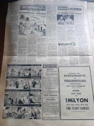 Yeni Sabah Gazetesi - Turkish Newspaper - 10 Aralık 1958 - Demokrat Parti grubu Dün alınacak tedbirleri tespit için bir komisyon teşkiline karar verdi - CHP lideri İsmet İnönü bütün meselelerin halledileceğinden eminim dedi fotoğraf - basın kanunu - ses sanatkarlarından Şükran Doruk radyoya dönüyor fotoğraf - Necmi Rıza Ahıskan - insan hakları beyannamesinin 10. Yıldönümü - abbase yazan Sevda Sezer yazı dizisi - tiyatro Enstitüsü kurulacak - 7 numaralı Haliç motoru büyük Bir tehlike atlattı - Rus gizli polis şefi Ivan Serov azledildi - Irak anayasası Türkleri tanımıyor yazan Nermin Neftçi - Muhammed'in torunları yazan Nezihe Araz Yazı Dizisi - Şirin Tülin çizen Bob Gustafson - Giresun'da rakı şarap karaborsa'da - beyoğlu'na 3000 telefon verilecek - 140 talebe başvekil Adnan Menderese telgraf çekti - çekoslavakya maçının kadrosu Dün açıklandı - çekoslavakya ile berabere kalmak büyük başarıdır - Fenerbahçe Karagümrük cumartesi oynuyor - Basri Dirimlili ve Lefter Küçükandonyadis fotoğraf