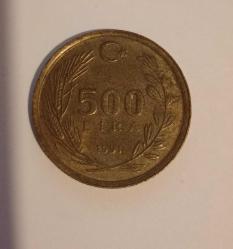 500 lira 1991