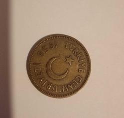 25 Kuruş · (1956) · İstanbul · Pirinç