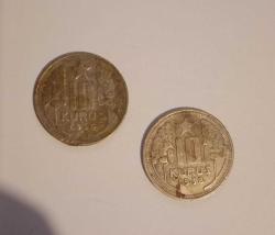 10 Kuruş · (1938)/(1936) · İstanbul · Nikel