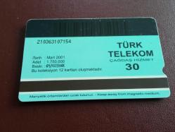 TÜRK TELEKOM TELEFON KARTI HOŞAB KALESİ VAN