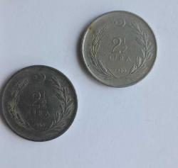 2,5 lira 1960 (2 Adet)