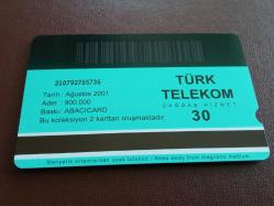 TÜRK TELEKOM TELEFON KARTI EUROBASKET 2001