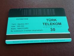 TÜRK TELEKOM TELEFON KARTI EUROBASKET 2001
