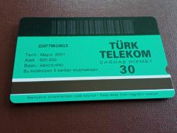 TÜRK TELEKOM TELEFON KARTI ALTIN KANATLAR ŞEHİT ÜSTEĞMEN SADIK BEY