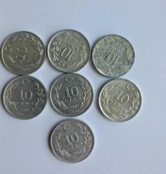 10 Lira · (7 ADET) · İstanbul · Alüminyum