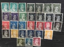 1931-1932 BİRİNCİ ATATÜRK SERİSİ DAMGALI KARIŞIK PULLAR p269
