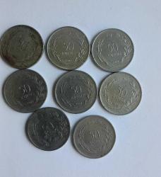 50 Kuruş · (1977) · İstanbul · Akmonital (8 Adet)