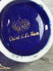 Eskilerden Cobalt Satsuma Peint La Main Porselen Vazo