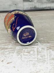 Eskilerden Cobalt Satsuma Peint La Main Porselen Vazo