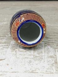 Eskilerden Cobalt Satsuma Peint La Main Porselen Vazo