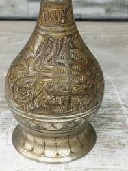 Antika Osmanlı Kalem İşçilikli Eser-i İstanbul Şerbet Sürahisi