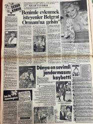 ŞEY HAFTALIK MAGAZİN GAZETESİ DOĞUM GÜNÜ HEDİYESİ  ( Turkish Newspaper ) - 7 ŞUBAT 1983 - TAM TAKIM 12 SAYFADIR -Nigar uluerer röportajı-Mine Koşan-Chamberlain-Saadet gürses-Nükhet Duru-Tarık Akan-Ümit Besen-Gönül Göksel-Muazzez Ersoy-Saadet Gürses-Hüner Coşkuner-Yılmaz Güney-Bülent Ersoy-Müjdat Gezen-Cüneyt Arkın-Mesut Öhnner-Banu Alkan-Turgut Özal-Zerrin Özer-Deniz Uğur-Zafer Sefa-Akın Uğurlu-Hülya Yiğitalp-Dilek Aldo-Ediz Onay-İzzet Öz-Mahmut Ovur-Nazan Şoray-Hülya Süer-Yasemin Kumral-Şakir Üner-Romali Perihan-Semra Lütken-Atilla Simsek-Mine Mater-Parlasenol-Engin Evin-Mine Mutlu-Ayla Algan-Mine Söğüt-Murat Perihan-Ayla Algan  Nükhet Duru vicdan azabı çekiyor-Bu ihtiyar kim?-25 yıl sonra yaşanan dram-Kızım ben senin ciciannenim-Moral vermeye gitmişti kahroldu-Tarık Akan bir saatte yaşlandı-Bir sigara yakmaz mısınız?-Bu kadın başımın belası!-Beni Müjdat Gezen ihbar etti!-Türkiye’yi yanlış tanıyorsunuz-Cüneyt Arkın “dişi bond” yaratıyor-İki elinde 10 alyans-“İnşallah biri gerçek olur”