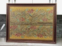 Antika Osmanlı Tel Kırma Büyük Tablo