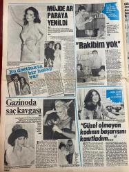 ŞEY HAFTALIK MAGAZİN GAZETESİ DOĞUM GÜNÜ HEDİYESİ  ( Turkish Newspaper ) - 27 HAZİRAN 1983 - TAM TAKIM 12 SAYFADIR -Müjde Ar-İlyas salman-Şerif Sezer-Müşerref Tezcan-İbrahim Tatlıses-Safiye Ayla Röportajı-Necla Nazır - Barış Manço - Müjdat Gezen - Müşerref Tezcan - Yüksel Uzel - Erhan Tunay - Kısmet Kandıralı - Ahu Tuğba - Zeki Müren - Mine Mutlu - Hülya Yiğitalp - Gülsen Akkaya - Faruk Tınaz - Selahattin Alpay - Müjde Ar - Saadet Gürses - Piraye Kuru - Efruz Armalaman - Beyhan Baysal - Hüner Coşkuner - Nilüfer - Mine Koldaş - Engin Evin - Coşkun Demir - Asuman Arsan - Nilgün Ertuğ - Arkan Akkoç - Korkmaz Korovyan - Mustafa Köker - Zerrin - Hülya Sözer - Abdullah Şahin - Enver Demirkan - Nükhet Duru - Muazzez Abacı - Gülşen Bubikoğlu - Zeynep - Ferdi Tayfur - Gülriz Sururi - Edith Piaf - Özgür kadın böyle olur - Artık bana kimse karışamaz - Necla Nazır seks sınırında - Bu ne biçim bağlılık - Barış Manço bir saray kuruyor - Bugün Brut gününüz - 1. İstanbul Moda Haftası - Büyük moda patl