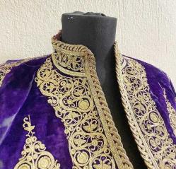 Antika Osmanlı Altın Sırma İşçilikli Cepken