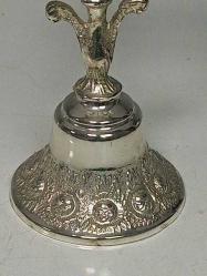 Antika Avrupa Gümüş 2'li Şamdan