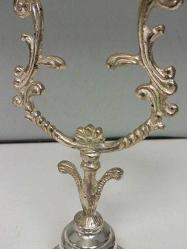 Antika Avrupa Gümüş 2'li Şamdan