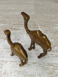 Eskilerden İşlemeli Pirinç Deve Bibloları