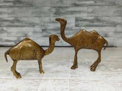 Eskilerden İşlemeli Pirinç Deve Bibloları