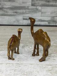 Eskilerden İşlemeli Pirinç Deve Bibloları