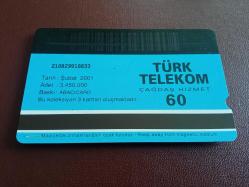 TÜRK TELEKOM TELEFON KARTI TÜRKSAT 2001