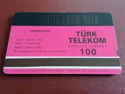 TÜRK TELEKOM TELEFON KARTI TÜRKSAT A 2  2001