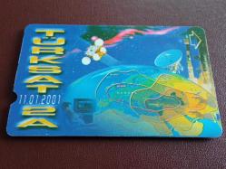 TÜRK TELEKOM TELEFON KARTI TÜRKSAT A 2 2001