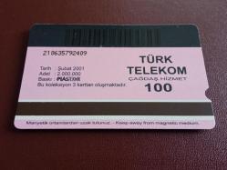 TÜRK TELEKOM TELEFON KARTI TÜRKSAT A 2 2001