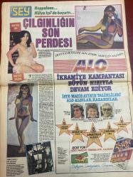 ŞEY HAFTALIK MAGAZİN GAZETESİ DOĞUM GÜNÜ HEDİYESİ  ( Turkish Newspaper ) - 20 HAZİRAN 1983 -TAM TAKIM 12 SAYFADIR -Perihan Savaş-Hülya Işıl-Emel Sayın-Semiha Yankı-Ferdi Tayfur-Oya Aydoğan-Fatma Girik-Ümit Besen-Sezen Aksu-Sinan Özer-Prenses Banu-Deniz Akbulut İşte hamile Perihan Savaş-Mahmut Tezcan-Müjgan-Mügerref-Sibel Egemen-Daniel-Utku Ural-Ülla Yelken-Bu fotoğraf gizli çekildi-26 yaşında bir anne adayı-Yasak aşk resmileşecek mi?-Kadın koruyucu kendini siper ediyor-Çılgınlığın son perdesi-Hoppalaaa Hülya Işıl’da boyattı-Böyleydi böyle oldu-Ya doğurursa-Emel Sayın bu evliliğe korku ile bakıyor-Eski aşk tazelenecek mi?-Bu evlilik sahtedir-Semiha Yankı çocuk doğurmaya hazırlanıyor ama-Telefondaki ses diyordu ki-Aşkımız artık çocuğa bağlı değil-Şoray-Adlı ayrılığı ile gündeme gelen Fatma Girik konuştu-Koca gitti şimdi de ev gidiyor-Bir öpücük dünyalara bedel-Sezen Aksu dedikodulara cevap verdi-Halimize baksanıza evet ayrılıyoruz-Yine kayıplarda-Prenses Banu ile tanışanın vay haline-Kir
