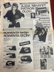 ŞEY HAFTALIK MAGAZİN GAZETESİ DOĞUM GÜNÜ HEDİYESİ  ( Turkish Newspaper ) - 12 MART 1984 -TAM TAKIM 14 SAYFADIR -Türkan Şoray-Cihan Ünal-Burhan Apaydın-Çetin Tildirimkan-İlhan Gündüz-Hülya Avşar-Selçuk Aslan-Fatma Girik-Hülya Koçyiğit-Fahrettin Aslan-Emel Sayın-Ayhan Işık-Timucin Saitenel-Necla Nazır-Cüneyt Arkın-Bülent Kınay-Öztürk Serengil-Ayşe Özdemir-Güngör Bayrak-Yüksel Uzel-Zafer-Uzatmaları-Müjde Ar-Mine Koldas-Firuz-Burçin Arcan-Ajda Pekkan-Nükhet Duru-Coşkun Sabah-Galip Boransu-Erol Ediz-Bütün Burg-Saadet Geçer-Senen Uz-Asuman Arsoy-Hayko-Gülyar-Gönül Tansel-Sevim Sevil-Aynur Aykum-Faruk Tuncel-Kamuran Akkor-Hülya Açıkgöz-Selahattin Alpay-Nihat Fırat-Cüneyt Önol-Semiha Yankı-Mine Mutlu-Kamuran Akkor-Ayşe Mine-Faik Zambak-Nurdan Gürtay-Nihal Candan-Nihat Candan-Metin Küçük-Yasalar hesap soruyor-Türkan Şoray ve Cihan Ünal’ın yakasına kanun yapıştı-Yargıtay işin peşini bırakmıyor-Olayın üstüne gidiyoruz-Avukatlar ne diyor-Büyük acıyı bir kez daha yaşadılar-Gençler 7. Türkiye dans y