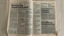 2000 İKİBİN’E DOĞRU AKTÜALİTE DERGİSİ – SAYI 10 – ŞUBAT 28 -5 MART   1988 – 64 SAYFA MİT YATAK ODANIZDA – ŞEYTAN ÜÇGENİ: CIA–MOSSAD–MİT İLİŞKİLERİ – MİT SORGUSU YATAK ODAMIZDA – MAKİNEDE DOSYASINDAKİ SORGU: YÜZBAŞI KILIÇ – KUVVET ÇATISI ALTINDAKİ İSTİHBARAT – ABU FİRUZ: “İSRAİL’LE SÜRPRİZİMİZ VAR” – İŞÇİLERİN GÖZÜYLE EMEK VE SENDİKA – KADINLARIN GÜNLÜK YAŞAMI – KURBAN DİYETİ ÜZERİNE – NECATİ CUMALI: GÖRÜNÜM – SEMİH POROY – CEMAL SÜREYA – KAPAK – TÜRKİYE – İŞÇİ-SENDİKA – DÜNYA – TOPLUM – KÜLTÜR-SANAT – YAZILI VE ÇİZİLİ EVREN  YÜZBAŞI KILIÇ – ABU FİRUZ – DOĞU PERİNÇEK – NECATİ CUMALI – SEMİH POROY – CEMAL SÜREYA – MELİH CEVDET ANDAY – ŞAHAP BALCIOĞLU – NİHAT BEHRAM – HALİL BERKTAY – HÜSEYİN BÜLBÜL – SERHAN BOLLUK – NEYYİR KALAYCIOĞLU – SÜLEY PERİNÇEK – ASAF GÜVEN AKSEL – ROZERİN DOĞAN – ALİ KARŞILAYAN – DENİZ KAVUKÇUOĞLU – TUNCA ARSLAN – GÜLDEN AYDIN – SEVİL BASTÜRK – ASUMAN BAYRAK – AYŞE BENGİ – TÜRKAN DEMİR – TAKİ DOĞAN – SABİHA ERDEM – KAMİL ERDOĞDU – ALİ HASDEMİR – HÜRRİYET KARADENİZ