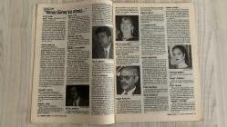 2000 İKİBİN’E DOĞRU AKTÜALİTE DERGİSİ – SAYI 14 – 27 MART–2 NİSAN 1988 – 64 SAYFA ULUSLARARASI SKANDAL: CUMHURBAŞKANINA EŞLİK VE MİT GÖREVİ – MİT SİYASİ GÖREVDE: KİMLER, NASIL, NEDEN? – İMZA KAMPANYASI BAŞLADI: YILMAZ GÜNEY’İ İSTİYORUZ – MİT ARŞİVİNDE YILMAZ GÜNEY – MİT’İN UYARISINA RAĞMEN GÖREVDE – ADALET KAVRAMLARI: KİTAPLIK, İNANÇ VE SİYASET – KADINLARIN GÜNLÜK YAŞAMI – KÜLTÜR-SANAT – SEMİH POROY – CEMAL SÜREYA – KAPAK – TÜRKİYE – İŞÇİ-SENDİKA – TOPLUM – KÜLTÜR-SANAT – YAZI VE ÇİZGİLERLE  YILMAZ GÜNEY – DOĞU PERİNÇEK – NECATİ CUMALI – SEMİH POROY – CEMAL SÜREYA – MELİH CEVDET ANDAY – ŞAHAP BALCIOĞLU – NİHAT BEHRAM – HALİL BERKTAY – HÜSEYİN BÜLBÜL – SERHAN BOLLUK – NEYYİR KALAYCIOĞLU – SÜLEY PERİNÇEK – ASAF GÜVEN AKSEL – ROZERİN DOĞAN – ALİ KARŞILAYAN – DENİZ KAVUKÇUOĞLU – TUNCA ARSLAN – GÜLDEN AYDIN – SEVİL BASTÜRK – ASUMAN BAYRAK – AYŞE BENGİ – TÜRKAN DEMİR – TAKİ DOĞAN – SABİHA ERDEM – KAMİL ERDOĞDU – ALİ HASDEMİR – HÜRRİYET KARADENİZ – HÜSEYİN KALKAN – NURAY MESTCİ – FENNİ ÖZALP