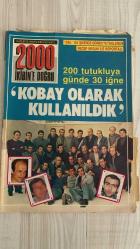 2000 İKİBİN’E DOĞRU AKTÜALİTE DERGİSİ – SAYI 34 – 14 AĞUSTOS 1988 – 64 SAYFA 200 TUTUKLUYA GÜNDE 30 İĞNE – “KOBAY OLARAK KULLANILDIK” – “DAL”DA İŞKENCE GÖREN TUTUKLUNUN RECEP ERGUN İLE RÖPORTAJI – TUTUKLULARIN İFADELERİ: TEDAVİ Mİ, DENEY Mİ? – TUTUKLULARIN BEDENİNE ZORLA MÜDAHALE – İŞÇİLERİN GÖZÜYLE SENDİKAL MÜCADELE – KADINLARIN GÜNLÜK YAŞAMI – KÜLTÜR-SANAT – SEMİH POROY – CEMAL SÜREYA – KAPAK – TÜRKİYE – İŞÇİ-SENDİKA – DÜNYA – KÜLTÜR-SANAT – YAZI VE ÇİZGİLERLE  RECEP ERGUN – DOĞU PERİNÇEK – NECATİ CUMALI – SEMİH POROY – CEMAL SÜREYA – MELİH CEVDET ANDAY – ŞAHAP BALCIOĞLU – NİHAT BEHRAM – HALİL BERKTAY – HÜSEYİN BÜLBÜL – SERHAN BOLLUK – NEYYİR KALAYCIOĞLU – SÜLEY PERİNÇEK – ASAF GÜVEN AKSEL – ROZERİN DOĞAN – ALİ KARŞILAYAN – DENİZ KAVUKÇUOĞLU – TUNCA ARSLAN – GÜLDEN AYDIN – SEVİL BASTÜRK – ASUMAN BAYRAK – AYŞE BENGİ – TÜRKAN DEMİR – TAKİ DOĞAN – SABİHA ERDEM – KAMİL ERDOĞDU – ALİ HASDEMİR – HÜRRİYET KARADENİZ – HÜSEYİN KALKAN – NURAY MESTCİ – FENNİ ÖZALP – OĞUZ SAKALLI – MELTEM SAVCI