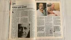 2000 İKİBİN’E DOĞRU AKTÜALİTE DERGİSİ – SAYI 40 – 25 EYLÜL 1988 – 64 SAYFA KÜLTÜRE EYLÜL DARBESİ – KÜLTÜRE ELDİVENLİ DOKUNUŞ – DÜĞÜN DÜNYAMIZIN ÜNLÜLERİ ANLATIYOR – ABD KİBİRLİ BAŞKANINDAN SOVYETLER’E YENİ SALDIRI HAZIRLIĞI – 2000’E DOĞRU: TÜRKİYE’NİN GELECEĞİ ÜZERİNE BİR İNCELEME – KADINLARIN GÜNLÜK YAŞAMI – KÜLTÜR VE SANATTA EYLÜL ETKİSİ – KÜLTÜR-SANAT – SEMİH POROY – CEMAL SÜREYA – KAPAK – TÜRKİYE – İŞÇİ-SENDİKA – DÜNYA – TOPLUM – YAZI VE ÇİZGİLERLE  DOĞU PERİNÇEK – NECATİ CUMALI – SEMİH POROY – CEMAL SÜREYA – MELİH CEVDET ANDAY – ŞAHAP BALCIOĞLU – NİHAT BEHRAM – HALİL BERKTAY – HÜSEYİN BÜLBÜL – SERHAN BOLLUK – NEYYİR KALAYCIOĞLU – SÜLEY PERİNÇEK – ASAF GÜVEN AKSEL – ROZERİN DOĞAN – ALİ KARŞILAYAN – DENİZ KAVUKÇUOĞLU – TUNCA ARSLAN – GÜLDEN AYDIN – SEVİL BASTÜRK – ASUMAN BAYRAK – AYŞE BENGİ – TÜRKAN DEMİR – TAKİ DOĞAN – SABİHA ERDEM – KAMİL ERDOĞDU – ALİ HASDEMİR – HÜRRİYET KARADENİZ – HÜSEYİN KALKAN – NURAY MESTCİ – FENNİ ÖZALP – OĞUZ SAKALLI – MELTEM SAVCI – RUHSAR ŞENOĞLU – ÇİĞDE