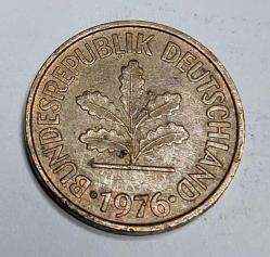ALMANYA 1976 5 PFENNIG
