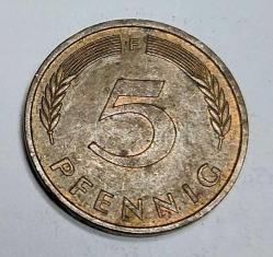 ALMANYA 1976 5 PFENNIG