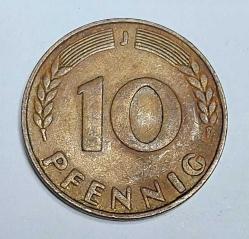 ALMANYA 1949 10 PFENNIG