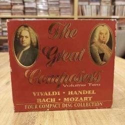THE GREAT COMPOSERS CD VIVALDI HANDEL BACH MMOZART 4 CD