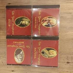 THE GREAT COMPOSERS CD VIVALDI HANDEL BACH MMOZART 4 CD