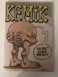 KEMİK * SAYI 8 * OCAK 2002 * MİZAH DERGİSİ * KES KATLA KÜÇÜK BOY LOMBAK EKİ * KAPAK: BAHADIR BARUTER