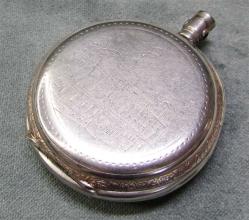 AnTiKa ÖZEL YaPıM İSVİÇRE  GüMüŞ KURMALI CEP SAATİ.......ARıZaLı