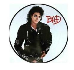 Michael Jackson - Bad ''Picture Disc'' (Plak) Ambalajında