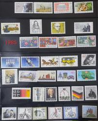 1985 Almanya MNH PUL TAM SERİ LOT  - DAMGASIZ SERİLER İYİ KATALOG DEĞERİ