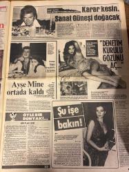 ŞEY HAFTALIK MAGAZİN GAZETESİ DOĞUM GÜNÜ HEDİYESİ  ( Turkish Newspaper ) - 16 OCAK 1984 -TAM TAKIM 12 SAYFADIR -Müjde Ar-Zeki Müren-Ursula Andress-Şahin Lepeş-Türkan Şoray-Ayhan Gencer-Nazan Şoray-Faik Zambak-Hülya Avşar-Cihan Ünal-Ayşe Özdemir-Zeki Müren-Ergun Günaydın-Bahar Öztan-Aslan Bacanak-Güngör Bayrak-Mak Alans-Damcıoğlu-Yunus Bülbül-Ayhan Aydın-Nejmat Bavandi-Engin Cezzar-Emel Sayın-Gülriz Sururi-Bülent Kınay-Zafir Seba-Ayşhan Danışman-Hülya Işıl-Sezen Aksu-Ayhan Gencer-Abacı-Gönül Ülkü-Gazanfer Özcan-Selahattin Ganiz-Hale Kırca-Nuray O. Gönen-Sümer Dundar-Jennifer Beals-Ursula Andress-Oscar Tiszo-Anjelik-İntikam alıyor-Yeni hedefi sosyete-Türkan Şoray kendini affettirdi-Bindiği dalı mı kesiyor-Aramıza kimse giremez-Kimsesiz çocukların artık yüzü gülecek-DESA gururumuz oldu-Biz işimizi üç dakikada bitiririz-Kızını Cihan Ünal’ın koynuna sokacak-Karar kesin Sanat Güneşi doğacak-Denetim kurulu gözünü aç-Ayşe Mine ortada kaldı-Şu işe bakın-Allah’tan umut kesilmez-Almanya hayali er