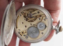 VAHDETTİN DÖNEMİ İSVİÇRE'YE ÖZEL YAPTIRILAN N.D.EERDEN'S SPOOR EN ZEE CHRONOMETRE MARKA ORİJİNAL AKTİF KURMALI ÇELTİKLİ CEP SAATİ ÇÇ2EEE1 ÇOK TEMİZ