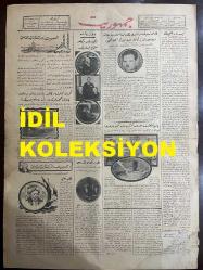 Osmanlıca Cumhuriyet Gazetesi, Orijinal Dönem Basım, (Ottoman Newspaper) - 25 Şubat 1928 - Sayı: 1366 - Hicri: 3 Ramazan 1346 - Kars Mebusu Sadrettin Bey'in, İstanbul'da da Mübadil Zevcesi Namına Bir Ev Almaya Teşebbüs Ettiği Anlaşılıyor: İskan Müdür-i Umumisi Tapu Dairesindeki Kuyudatı Tetkik Ediyor - Divan-ı Ali'de Bugün Başvekilimiz İstima Edilecektir - Köprü Altlarında, Yangın Yerlerinde Perişan Bir Halde Yaşayan Hemcinslerinizi, Bir An, Düşünüyor Musunuz? Bu Bedbahtlarla Meşgul Olan Himaye-i Etfal Cemiyeti Dün Senelik Kongresini Yaptı - Talebe Birliği Kongresi: Sabık Birlik Heyet-i İdaresinin Mahkemeye Verilmesi Mevzubahis Olmaktadır - Cami Avlularında Sürünen Güvercinlere Gün Doğdu! Heveskarlar, Güvercin Neslinin Islahı İçin, Bir Cemiyet Teşkiline Karar Verdiler - Türk Ocağı'nda Kongre Vazifesini Bitirdi. Yeni Sene Bütçesi 23 Bin Lira Olarak Tespit Edilmiş, Heyet-i İdare İntihap Olunmuştur - Maşrık-ı Azam Balosu Şimdiye Kadar Verilen Baloların En Kalabalığı ve En Mükemmeli Oldu