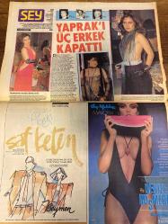 ŞEY HAFTALIK MAGAZİN GAZETESİ DOĞUM GÜNÜ HEDİYESİ  ( Turkish Newspaper ) - 28 MAYIS 1984 -TAM TAKIM 14 SAYFADIR -Zeki Müren-Sami Gumay-Nursal Tekin-Yaprak Özdemiroğlu-Gönül Yazar-Osman İşmen-Beyhan Baysal-Filiz Fersan-Mehtap Deniz-Neriman Bayındır-Mehmet Yüzük-Behiye Eraksay-Hülya Koçyiğit-Muammer Yaprakgül-Atila Alasoy-Ahu Tuğba-Burçin Oraloğlu-Hülya Avşar-Nükhet Duru-Küçük Ağa-Şakir Akıncı-Müjgan Suveren-Süheyl Batum-Sezer Güvenirgil-Adnan Şenses-Hüseyin Kaplan-Kenan Pars-Ani İpekkaya-Kenan Pars-Markan Selin-Gönül Turgut-Lale Mansur-Barış Manço-Lale Manço-Sümer Dundar-Emel Sayın-Atilla Özdemiroğlu-Nazan Ayten-Basketbolcu Naci-Tolga Savacı-Gülsen Aksan-Defne Yalnız-Müjgan Yalnız-Artık ölebilirim-Yaprak’ı üç erkek kapattı-Zeki Müren’in hayat öpücüğü-Hülyalasın-Asillik maskesi düştü-Dayaklık kadınların ahı tuttu-Beni kimse satın alamaz-Bir film daha yakıldı-Ana-kız yaza hazırlanıyor-Samata kürsüsüne Sezer çıktı-Adnan Şenses beş şefkatli yuva arıyor